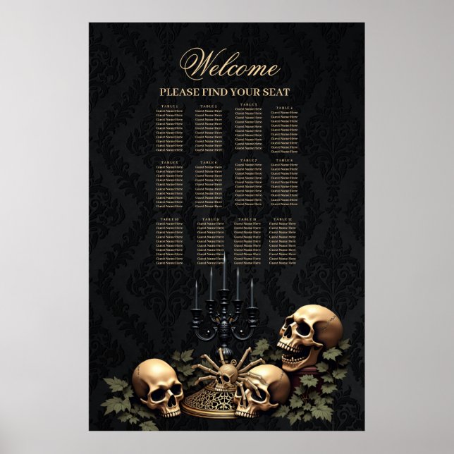 Dark Gothic Elegance. Stunning archway  Poster (Front)