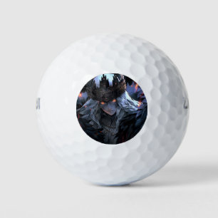 Dark Gothic Fantasy Anime Golf Balls