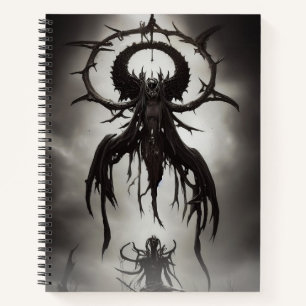 Dark Gothic Horror Art: Dark Omen Notebook