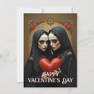 Dark Gothic Lovers with Crimson Heart