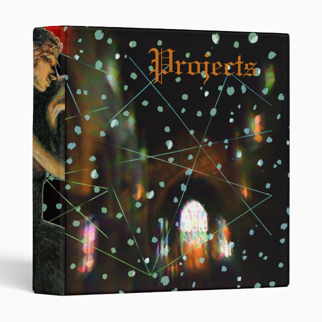 Dark Gothic Mysterious Church Binder (Front/Spine)
