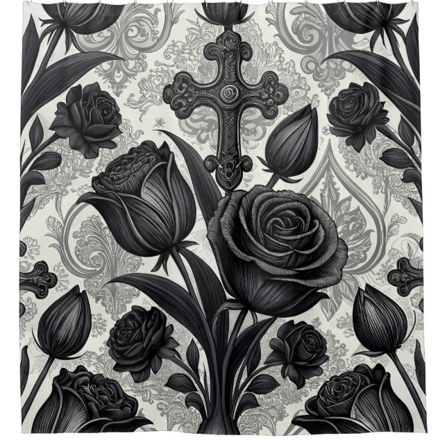 Dark Gothic Rose Pattern (2) (Front)