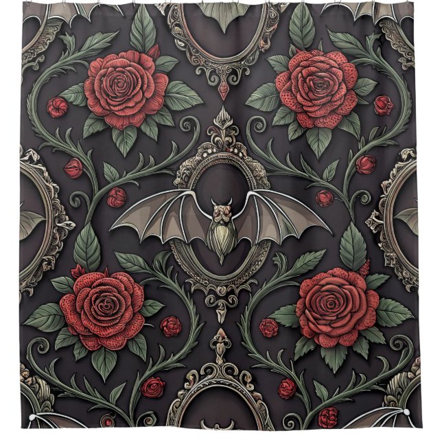 Dark Gothic Rose Pattern (4) (Front)