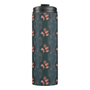 Dark Gothic Rose Pattern    Thermal Tumbler
