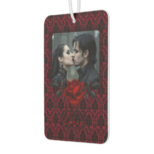 Dark Gothic Rose Photo Air Freshener