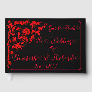 Dark Gothic Wedding Guest Book
