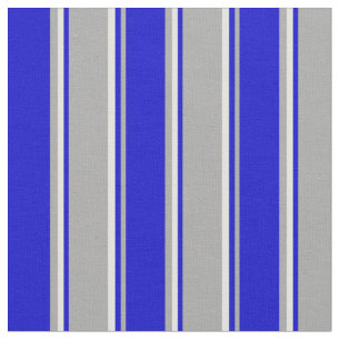 Dark Gray, Blue, and Light Yellow Colored Stripes Fabric