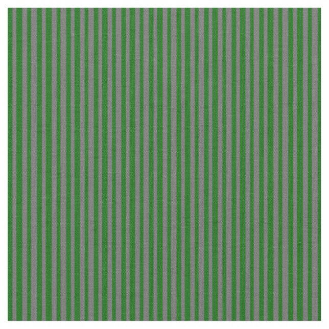 Dark Green and Dim Grey Coloured Lines Fabric (Close Up)