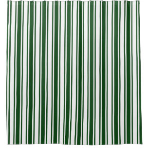 Dark green and white candy stripes