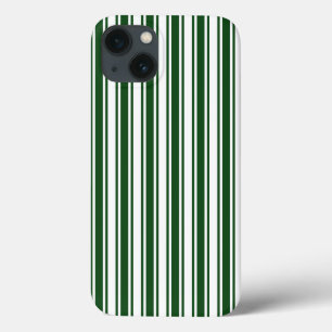 Dark green and white candy stripes Case-Mate iPhon iPhone 13 Case