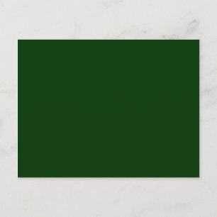 Dark Green Blank Postcard
