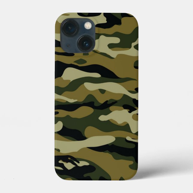 Dark Green Camo Case-Mate iPhone Case (Back)