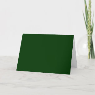 Dark Green Card