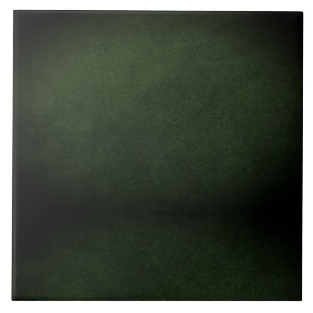 Dark Green Ceramic Tile  (Front)
