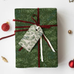 Dark Green Classic Pine Wreath Christmas Holiday Wrapping Paper<br><div class="desc">***this design is part of a christmas holiday collection*** _______________________ this design template is fully editable and customizable by you the customer - click personalize further button if you with to move, add, delete or make major changes to the design _______________________ *if you have any DESIGN questions or need more...</div>