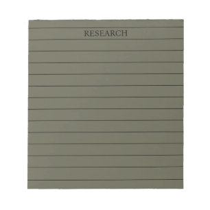 Dark Green Elegant & Classic Stationery Notepad
