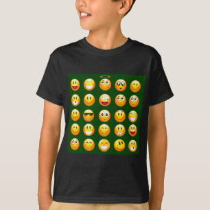 dark green emoji T-Shirt
