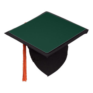 Dark Green Graduation Cap Topper