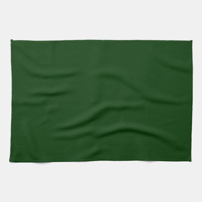 Dark Green Kitchen Towel (Horizontal)