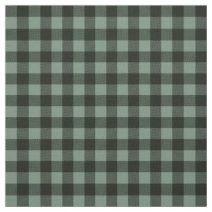 Dark Green Light Green   Buffalo Plaid Fabric