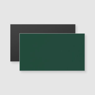 Dark Green Magnetic Business Card