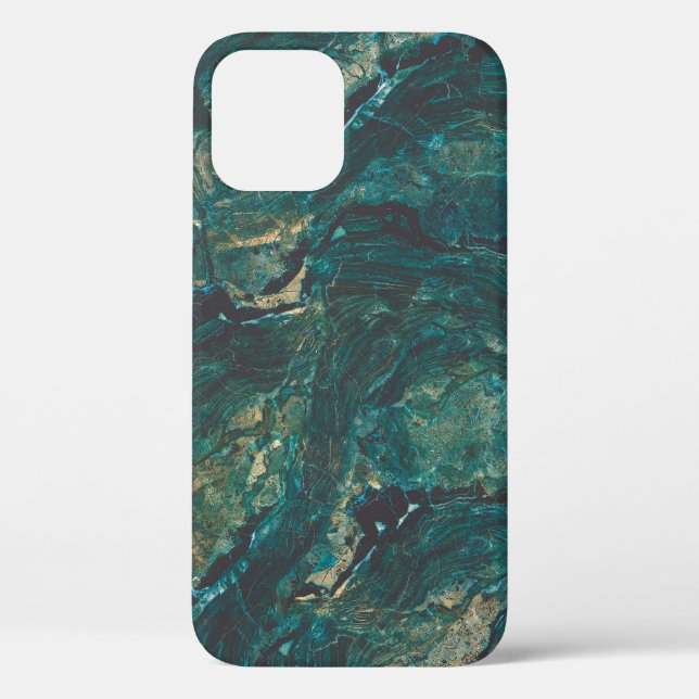 Dark green marble: luxurious texture. Case-Mate iPhone case (Back)