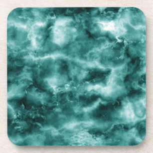 Dark Green Marble Texture Coaster