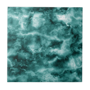 Dark Green Marble Texture Tile