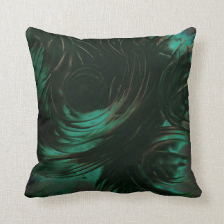 Dark Green Mystic Art Pillow