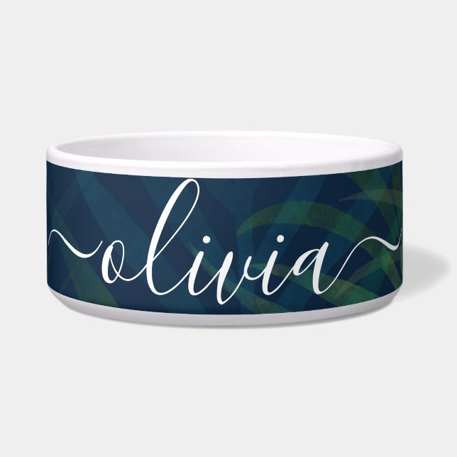 Dark green palms leaves pattern (Front)