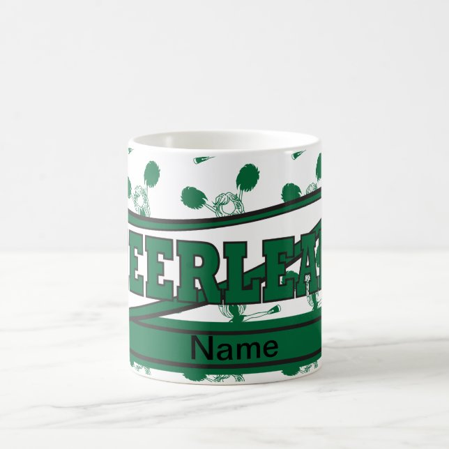 Dark Green Personnalisez les Pom-pom girl Mugs (Centre)