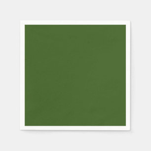 Dark green solid colour napkin