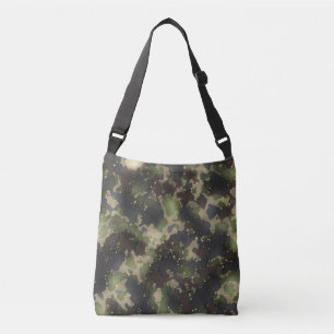 Dark Green Starry Camo Blend Crossbody Bag