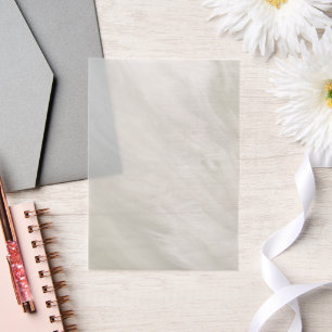 Dark Green Streaks Vellum Invitations