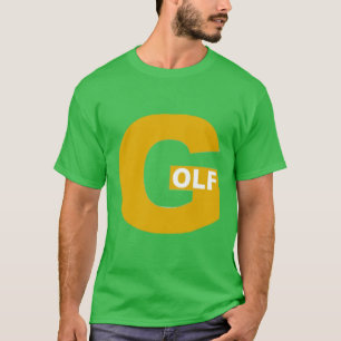 Dark green T-shirt male DESIGN GOLF