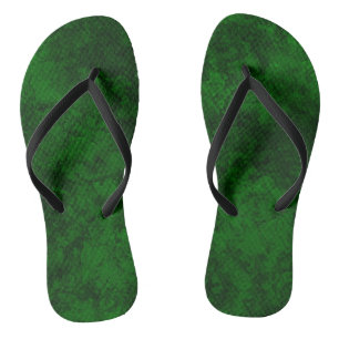 Dark green texture textured suede marble granite s flip flops