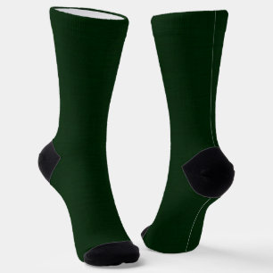Dark green textured socks