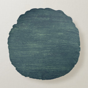 Dark Green Wall Round Pillow
