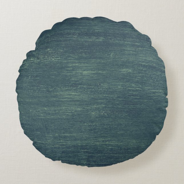 Dark Green Wall Round Pillow (Front)
