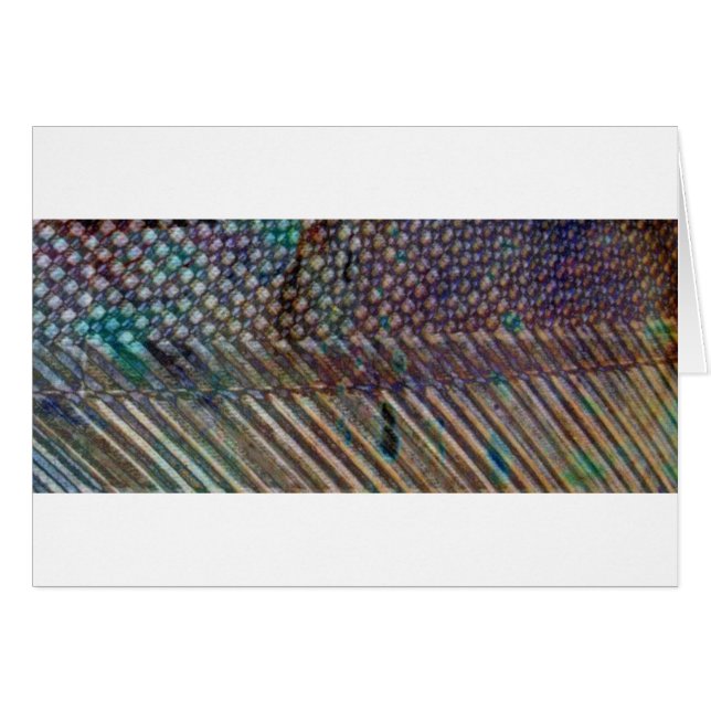 Dark Grey Abstract Art Card (Front Horizontal)