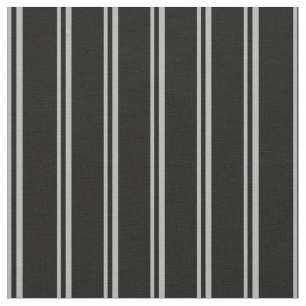 Dark Grey and Black Lined/Striped Pattern Fabric