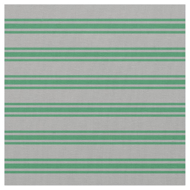 Dark Grey and Sea Green Coloured Pattern Fabric (Close Up)