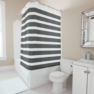Dark grey and white stripes