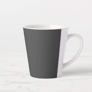 Dark Grey, Black Eel Latte Mug
