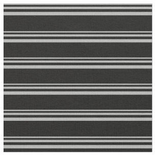 Dark Grey & Black Lined/Striped Pattern Fabric