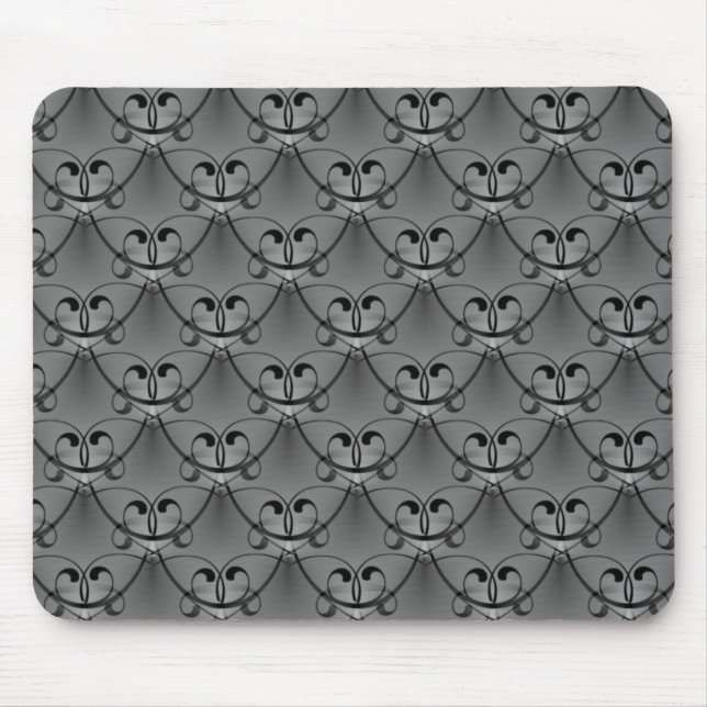 Dark Grey Classic Glam Mousepad (Front)