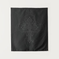 Dark Grey Cross Graphic