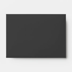 Dark Grey Daisy Customizable Wedding Envelopes
