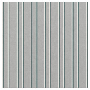 Dark Grey, Dark Slate Grey, and White Stripes Fabric