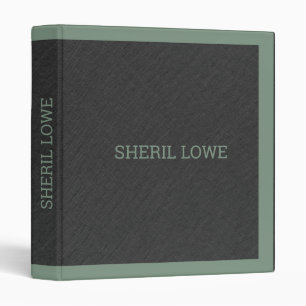 Dark-grey faux line texture look binder